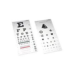  Snellen Eye Chart 20' Distance by AMG Medical (116830)