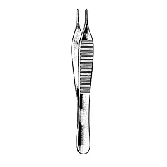 Adson Dressing Forceps, 4.75