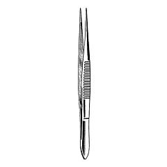 Splinter Forceps, Straight, Fine, 4 1/2