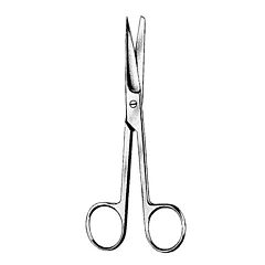 O.R. Scissors, Straight, Sharp/Blunt, 5 1/2