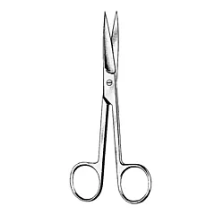 O.R. Scissors, Straight, Sharp/Sharp, 5 1/2