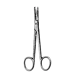 Spencer Stitch Scissors, Fine, 4 1/2 in. (11.5 cm) Floor Quality instrument (VMAMG570244-FL)