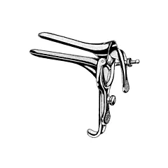 Pederson Vaginal Speculum Medium, 100mm x 22mm, Stainless Steel - Floor Quality (VMAMG604540)