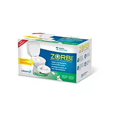 Zorbi Toilet and Bariatric Commode Liners 20/rl 1rl/box 18bx/cs 
