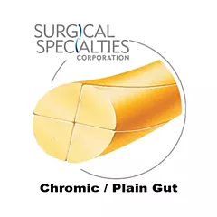 Look Suture Plain Gut 5-0 535B, 18