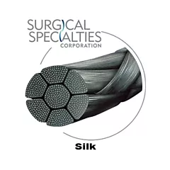 Look Suture Silk Black Braided 3-0 778B, 18