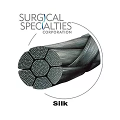 Look Suture Silk Black Braided 3-0 785B, 18