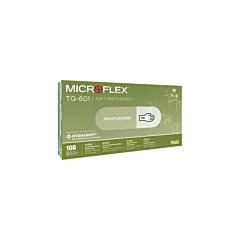 Microflex Soft White Nitrile Gloves 100/box, Extra Small (VMANS-TQ-601-XS)