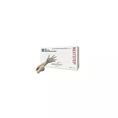 Glv Microtouch NextStep Latex PF Small Textured Mint Green Color 100/box 10bx/cs