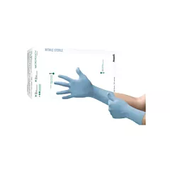 Ansell MicroTouch Nitrile Sterile Gloves SMALL 50pr/box (VMANS6034151)