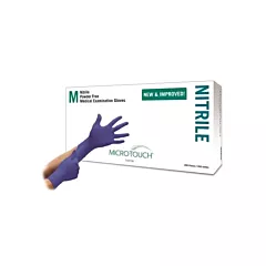 Micro-Touch Powder Free Nitrile Exam Gloves Large 200/box (VMANS6034303)