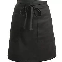 Mercer Culinary Short Bistro Apron, Black