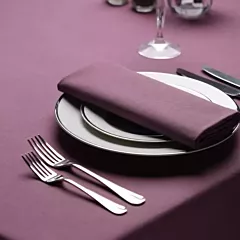 Milliken Signature Plus Table Cloth-Aubergine- 45