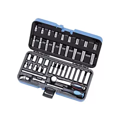 JET SAE/Metric 12-Point Socket Wrench Set, 1/4