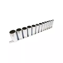 JET SAE 12-Point Socket Set, 1/2