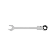 JET Flex Head Ratchet Combination Wrench, 10 mm, Polished, Plain (701355)