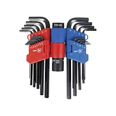 JET Jeu de clés hexagonales à tige longue, 22 Nbre de clés, Métrique & impérial (775162)