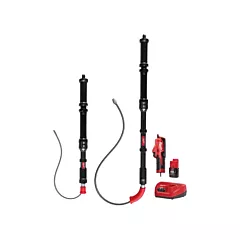 Milwaukee M12™ Trapsnake™ 2-Tool Combo Urinal Auger Kit, 6'/4' X 3/8