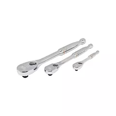 Gearwrench 90-Tooth Teardrop Wrench Set, 3 No. of Pieces, Imperial, Ratchet (81206T)