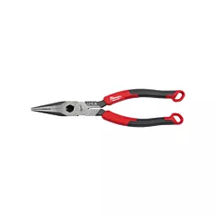 Milwaukee Long Nose Comfort Grip Pliers, 8