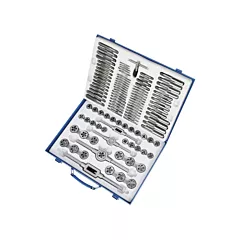 JET SAE/Metric Premium Alloy Tap & Die Set, 110 No. of Pieces (530120)