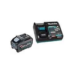 Makita XGT 5 Ah Battery & Rapid Charger Starter Kit, 1 Batteries Included (T-04357)