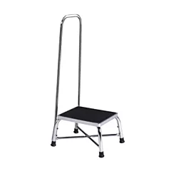 Brewer Bariatric Step Stool with Handrail, 600lbs Capacity (VMB21220)