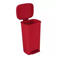 Garbage Can 52qt Plastic Red (VMB25267)