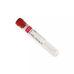 BD Vacutainer Plus Venous Blood Collection Serum Tube, Plastic, 10 mL, Red Conventional Closure, Paper Label, 100/box