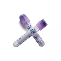 BD Vacutainer Plus EDTA Whole Blood Tube, Plastic, 4 mL, Lavender BD Hemogard Closure, Paper Label, 100/box (367861)
