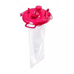 Bemis 3000cc Quick-Fit Suction Liner with Red Lid (VMBEM3004RBMN)