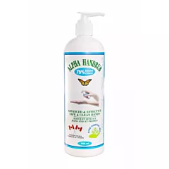 Alpha Advanced Hand Rub Gel  500 mL 75% Ethyl Alcohol Health Canada Approved - NPN80098785