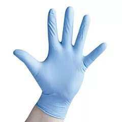 *DISCONTINUED* Premium Powder Free Nitrile Gloves, Blue 100/box  - Large Only* -