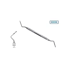 BMT Root Elevator Heidbrink Double # 1/2 185mm 