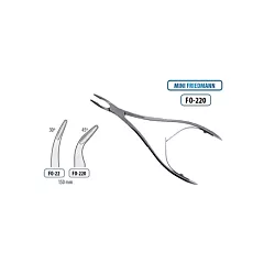 BMT Bone Rongeur Mini Friedmann Curved 150mm (VMBMT-FO-220)