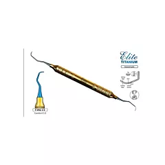 BMT Curette Gracey Elite # 1/2 Titanium (VMBMT-T-USG-1-2)