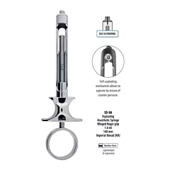 BMT Self Aspirating Anesthteic Syringe 1.8mL (VMBMT-SD-88)