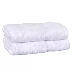 Breeze 100% Egyptian Cotton Hand Towel 12/Pack |Size 16x30 |Dobby Border |Color White