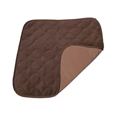 Velvet Chair Protector Pad-Brown