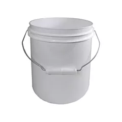 Kresco Solutions Accessoires pour cabinets à succion & à pression - Seau blanc en plastique 23 litres (601310)