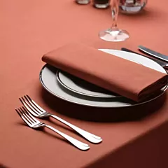 Milliken Signature Plus Table Cloth-Cayenne-  63