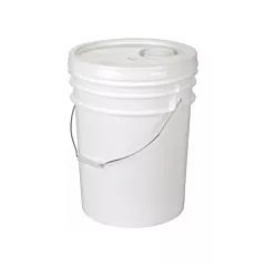 Ropak Pail With Gasket Lid, Plastic, 20 L