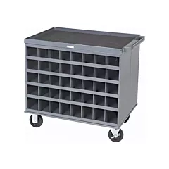 Durham Manufacturing Heavy-Duty 2-Sided Mobile Carts/Work Stations, 34