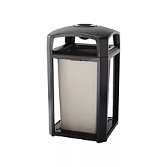 Rubbermaid Landmark Series Classic Ash Tray & Waste Receptacle, 46-1/2