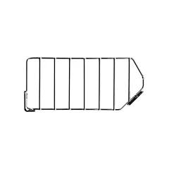 Quantum Storage System Wire Mesh Divider for Stack & Hang Bin