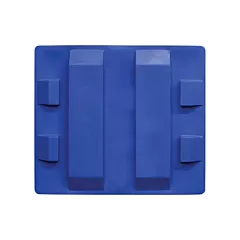 Techstar Plastics Inc Couvercles de bacs emboîtables pour chariot élévateur (4800-LID-BLUE)