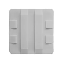 Techstar Plastics Inc Couvercles de bacs emboîtables (4900-LID-GREY)