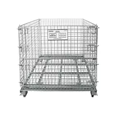 Kleton Conteneur repliable en métal grillagé, 48