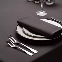 Milliken Signature Plus Table Cloth-Charcoal- 120