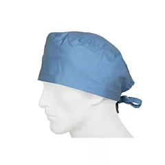 Cleantech™ Reusable/Washable Unisex  Surgeon’s Cap Light Blue- 12/Pack